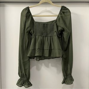 Abercrombie babydoll top